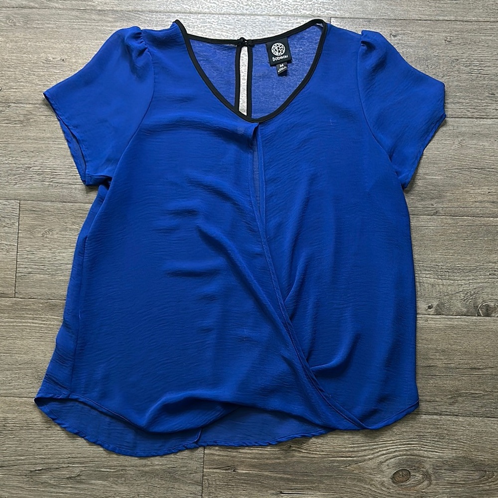 Bobeau Royal Blue Women's Blouse